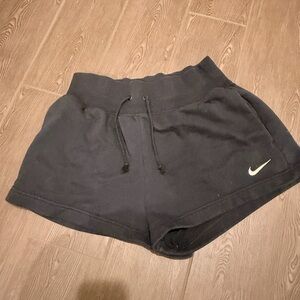Nike Women's Black Athletic Shorts with White Swoosh OG price 60$